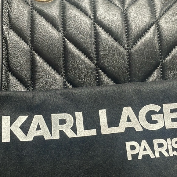 Karl Lagerfeld - Leather Bucket Purse - Picture 9 of 12